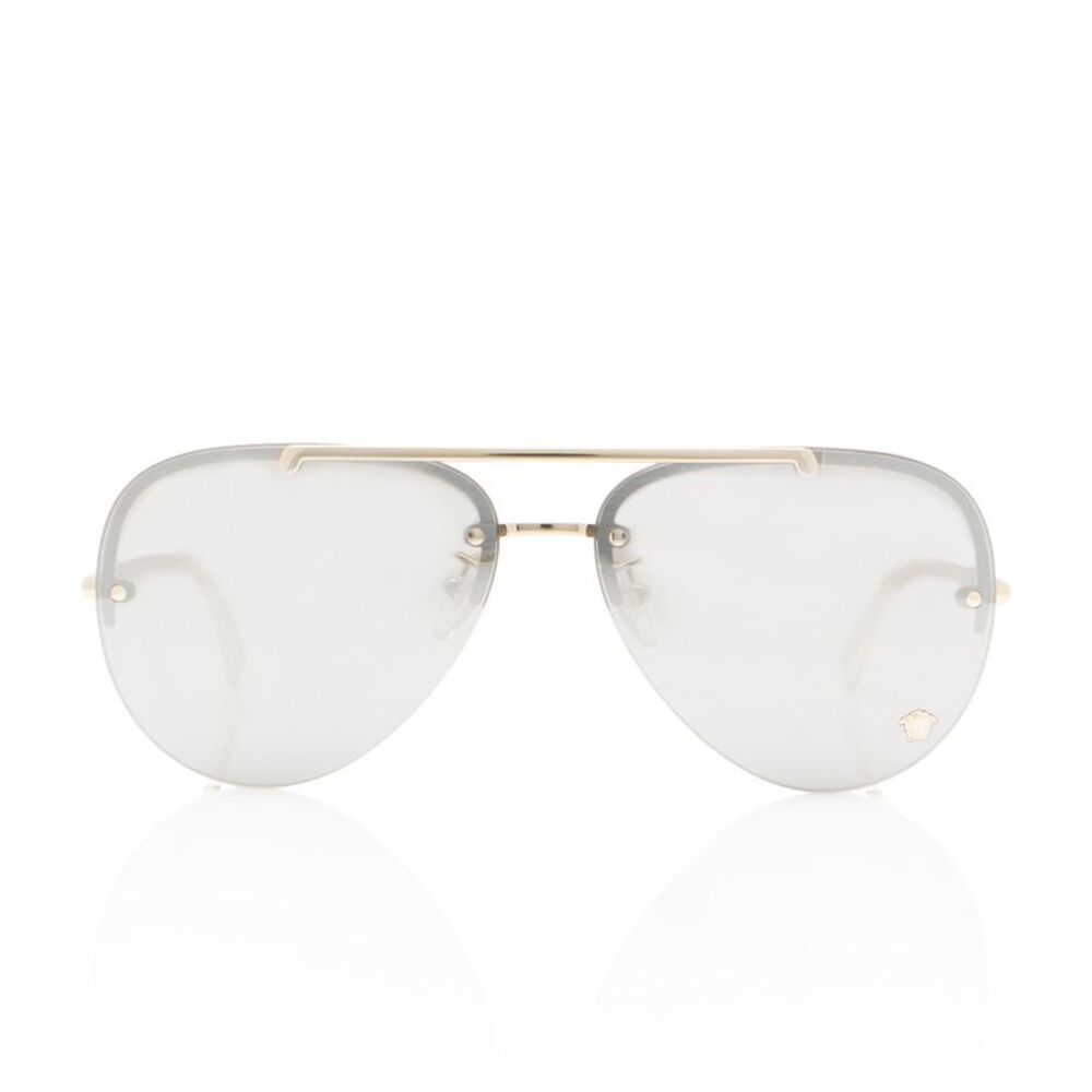 Versace Mirrored Aviator Sunglasses